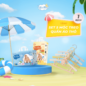 [Mua 1 bịch] Tặng set 5 móc treo quần áo nhỏ