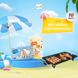 [Mua 10 bịch] Tặng bếp nướng điện Sunhouse