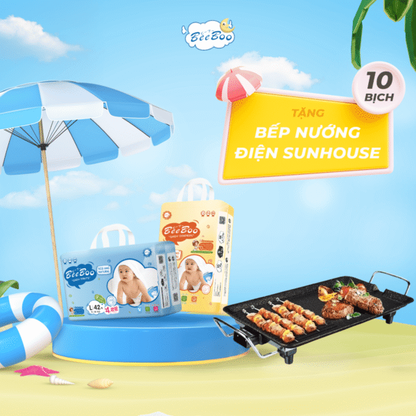 [Mua 10 bịch] Tặng bếp nướng điện Sunhouse