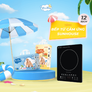 [Mua 12 bịch] Tặng bếp từ cảm ứng Sunhouse