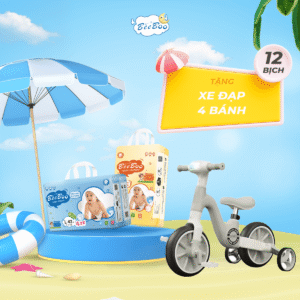 [Mua 12 bịch] Tặng xe đạp 4 bánh